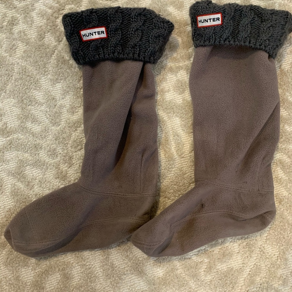Hunter fleece socks